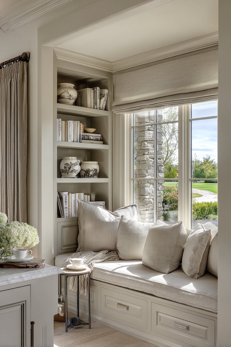 Peaceful Reading Nook Integration