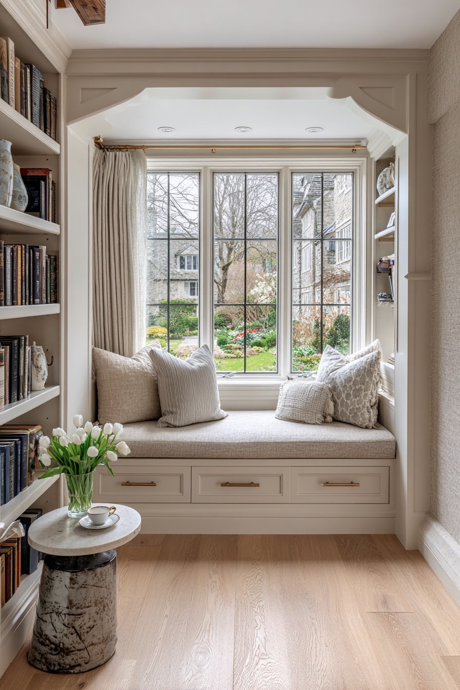 Peaceful Reading Nook Integration