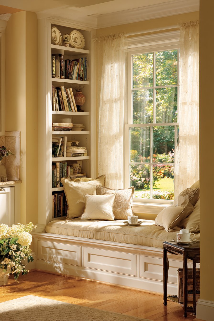 Peaceful Reading Nook Integration