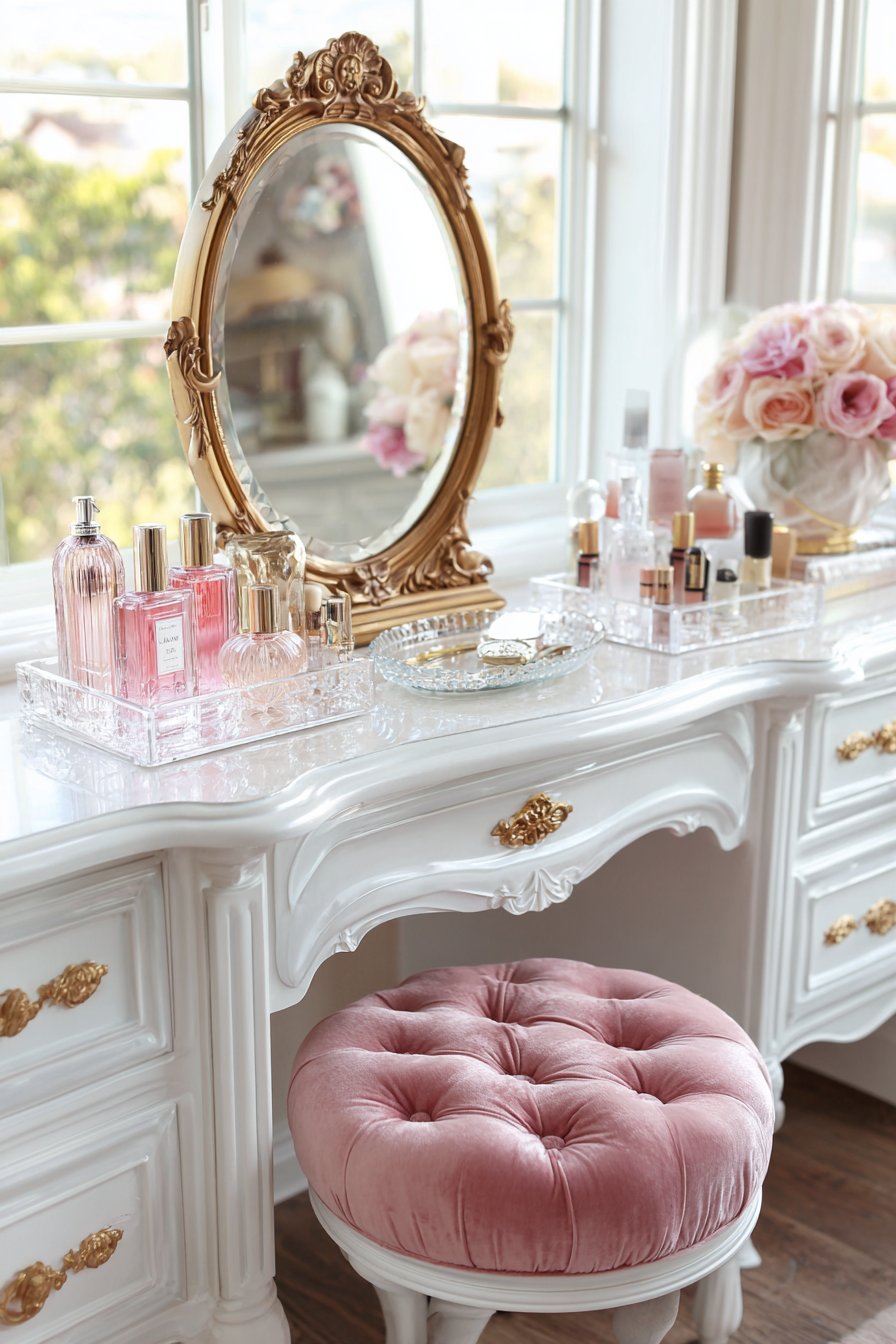 Elegant Vanity Station Setup