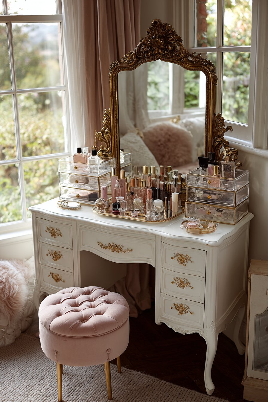 Elegant Vanity Station Setup