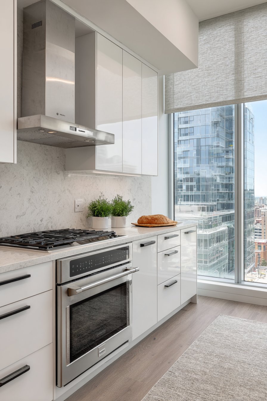 Contemporary Minimalism with Roller Shades