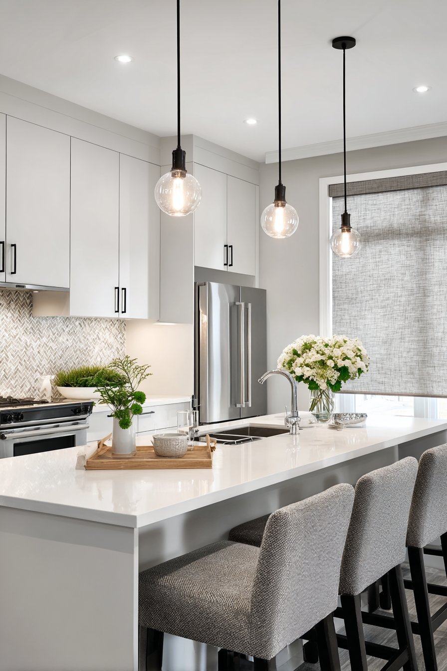 Contemporary Minimalism with Roller Shades