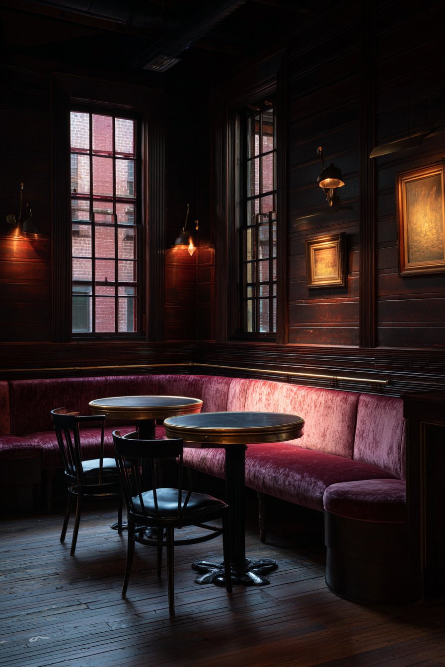 Plum Velvet Breakfast Nook