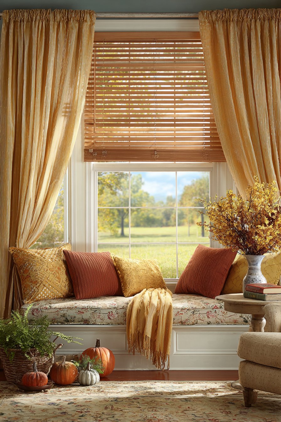 Layered Window Treatments for Light and Warmth