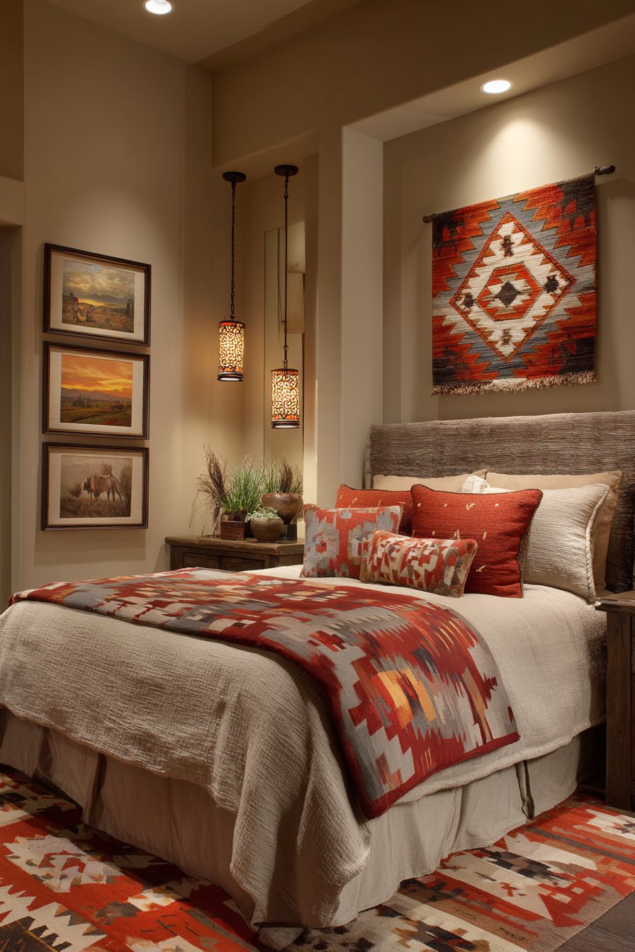 Native American-Inspired Textile Showcase