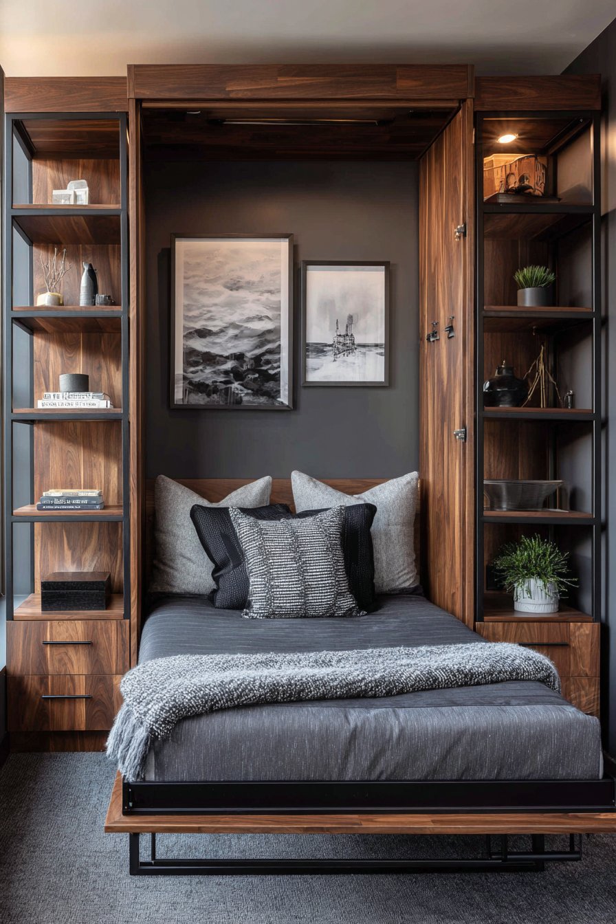 Space-Saving Murphy Bed Innovation