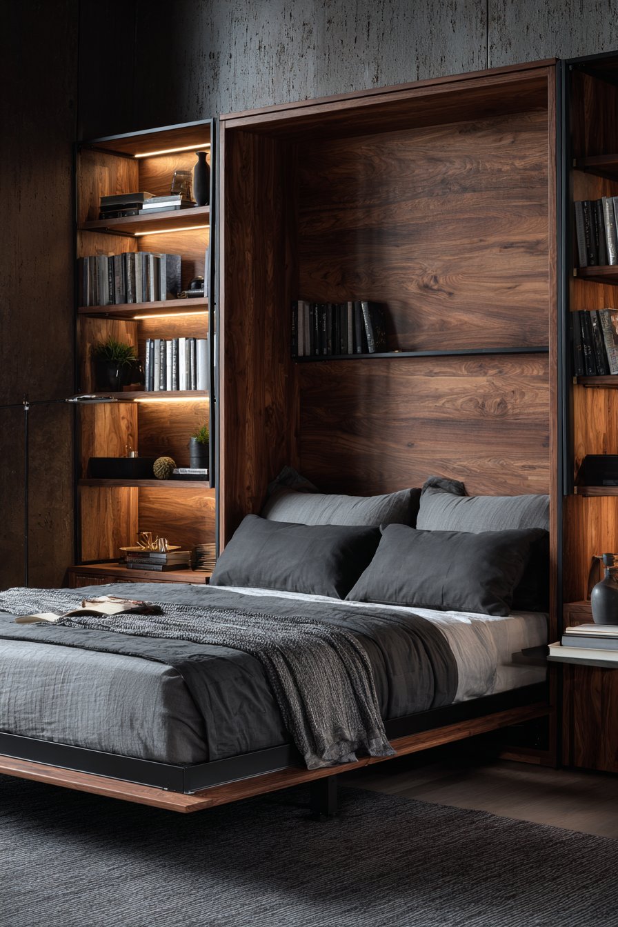 Space-Saving Murphy Bed Innovation