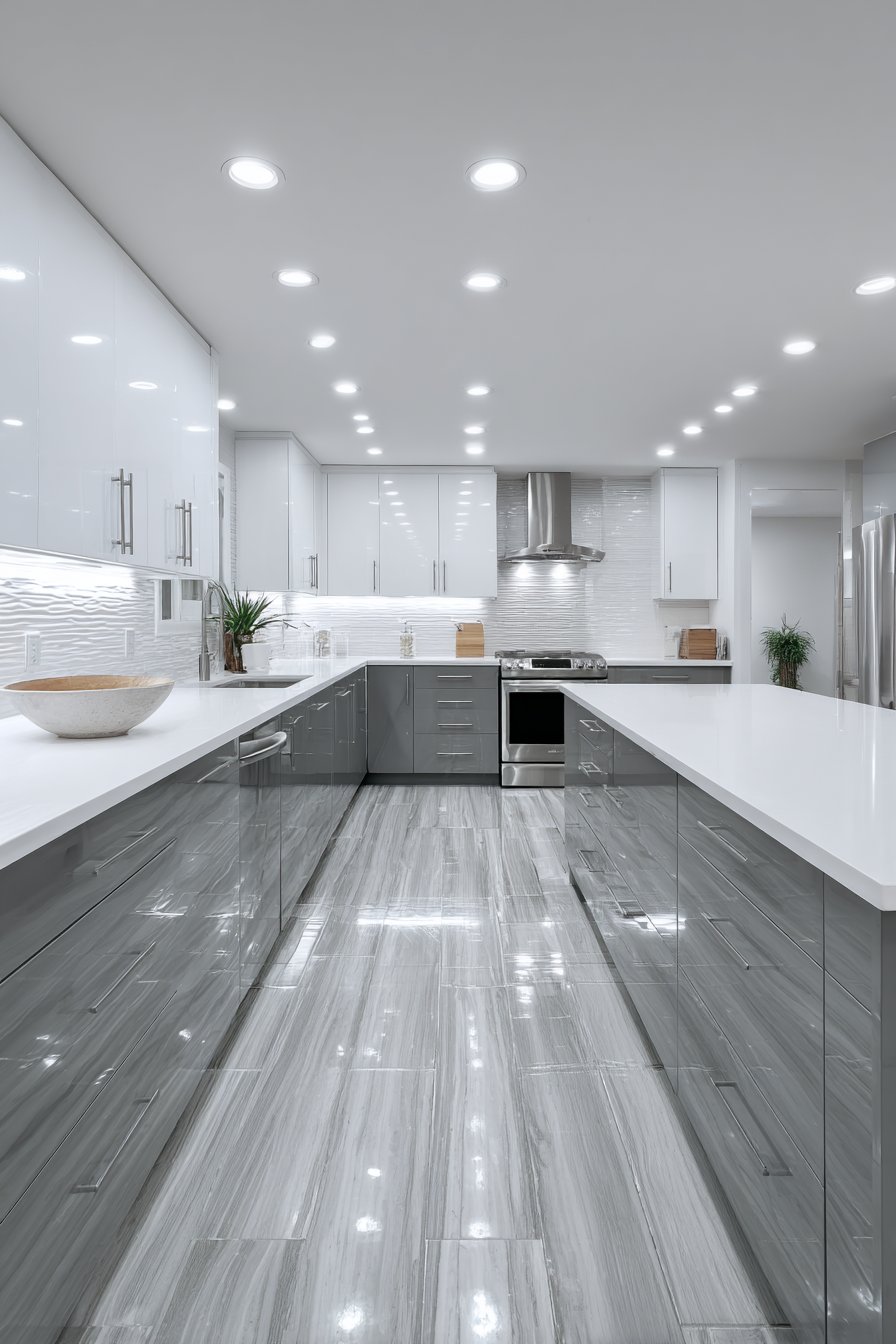 Contemporary Handleless Minimalism