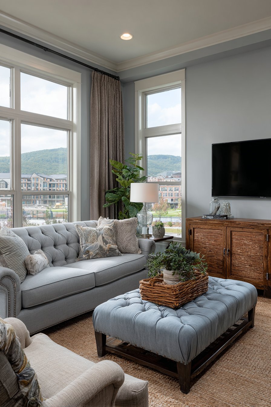 Cozy Textured Comfort with Multifunctional Elements