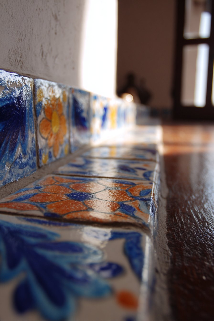 Stunning Talavera Tile Backsplash Detail Work