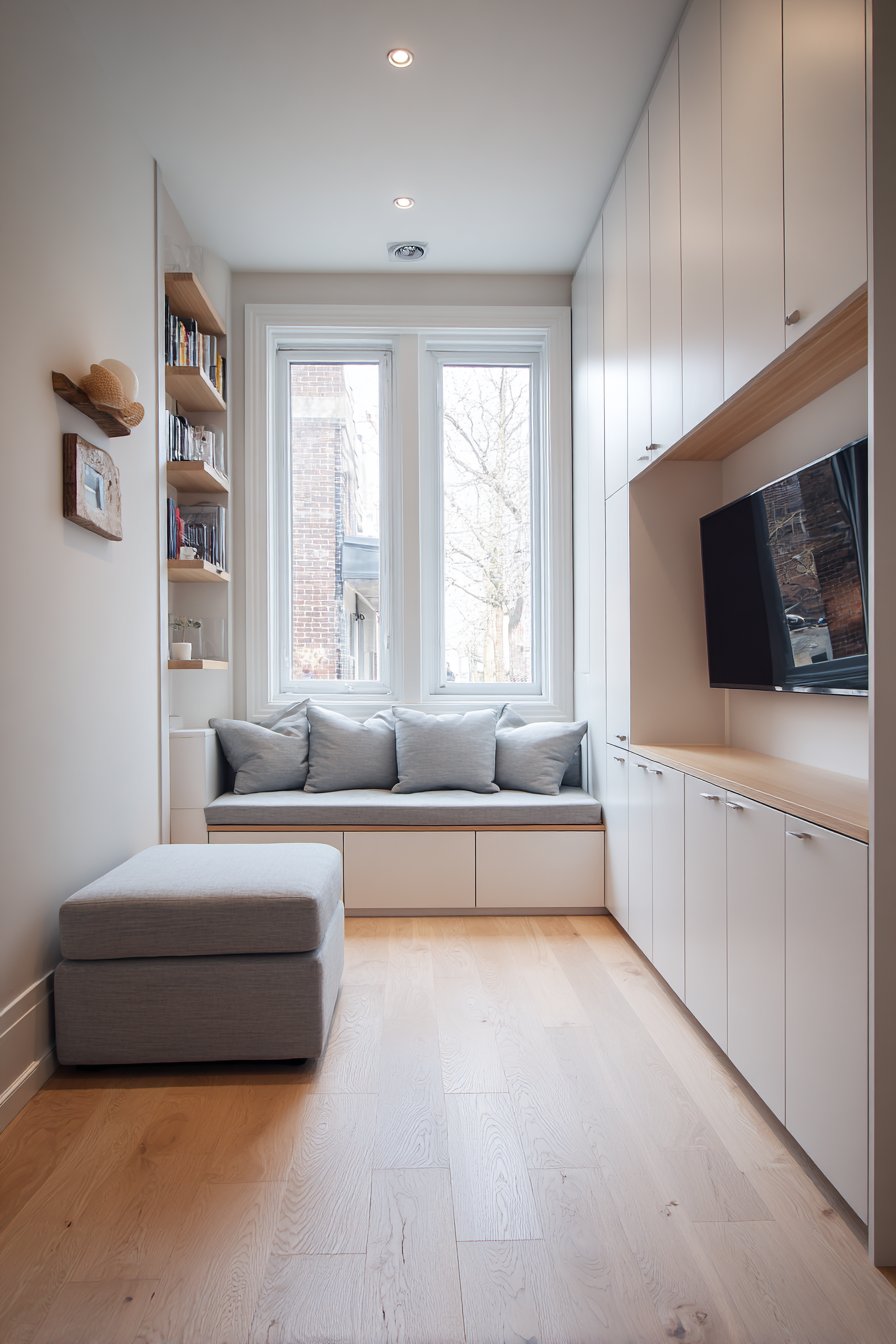 Integrated Storage Wall for Streamlined Living