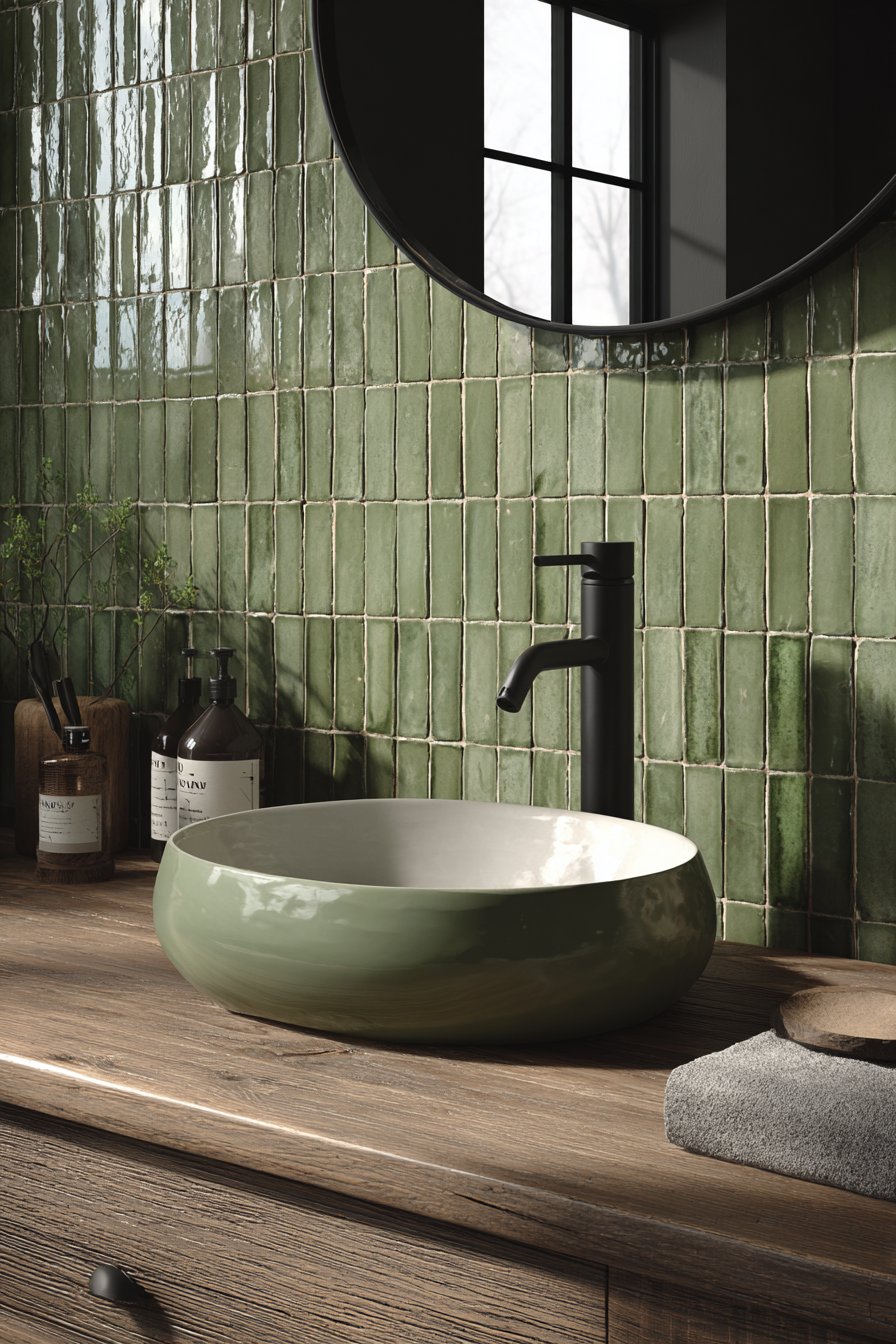 Contemporary Artisanal Tile Feature