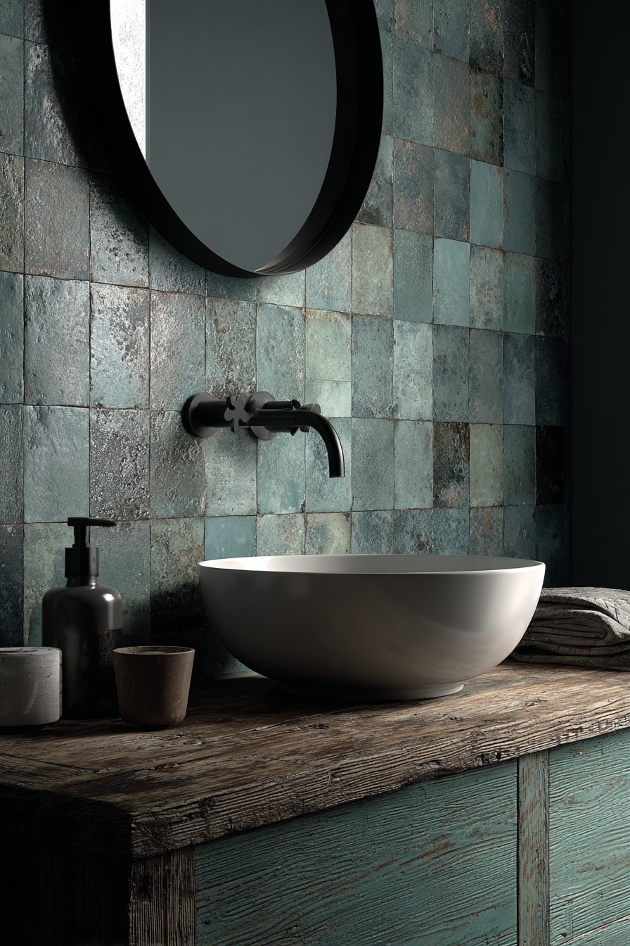 Contemporary Artisanal Tile Feature