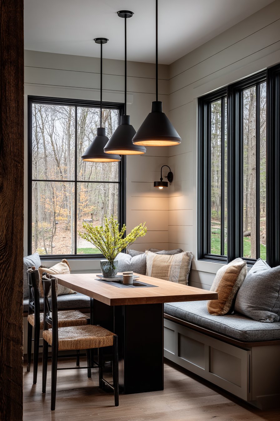 The Connected Breakfast Nook with Seamless Technology Integration