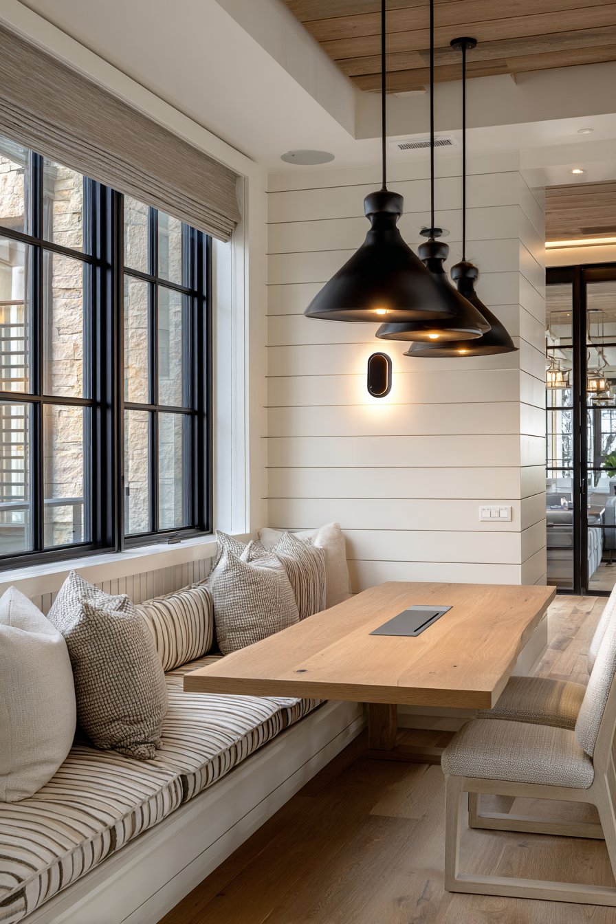 The Connected Breakfast Nook with Seamless Technology Integration