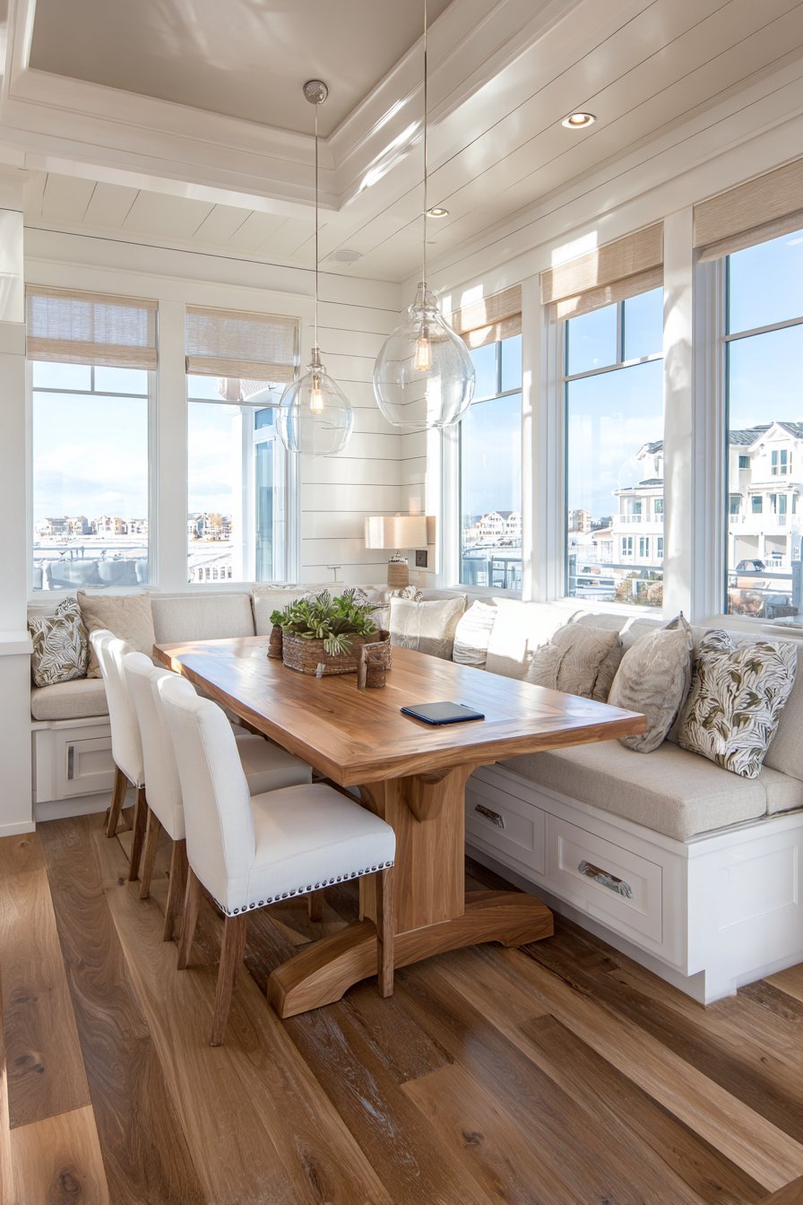 The Connected Breakfast Nook with Seamless Technology Integration