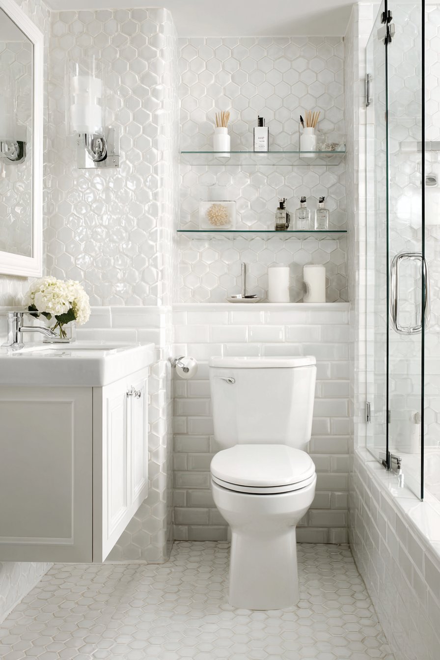 All-White Design with Varied Textures