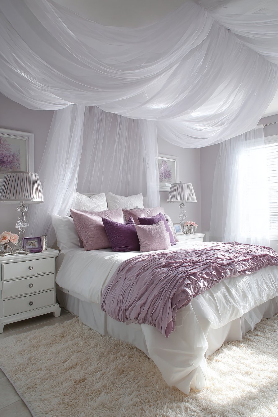 Dreamy Canopy Bed Centerpiece