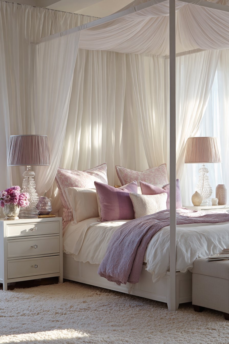 Dreamy Canopy Bed Centerpiece