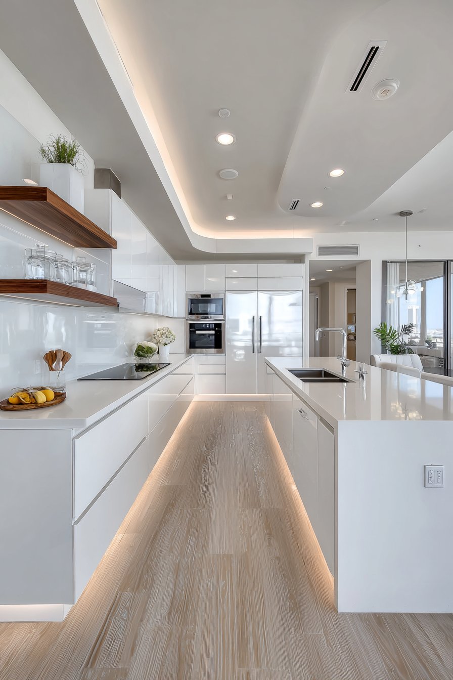 Tech-Forward Modern Kitchen with Smart Integration