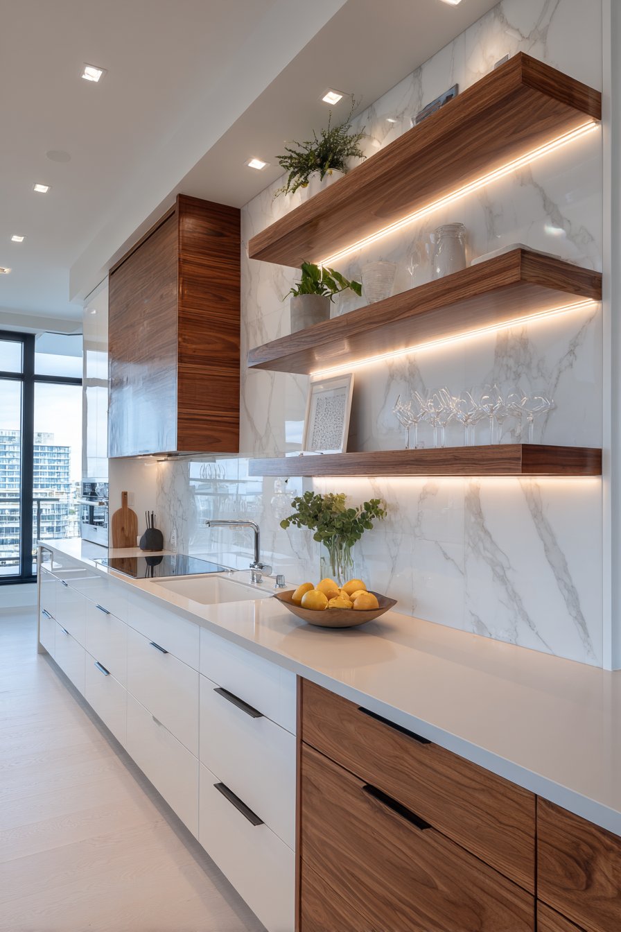 Tech-Forward Modern Kitchen with Smart Integration