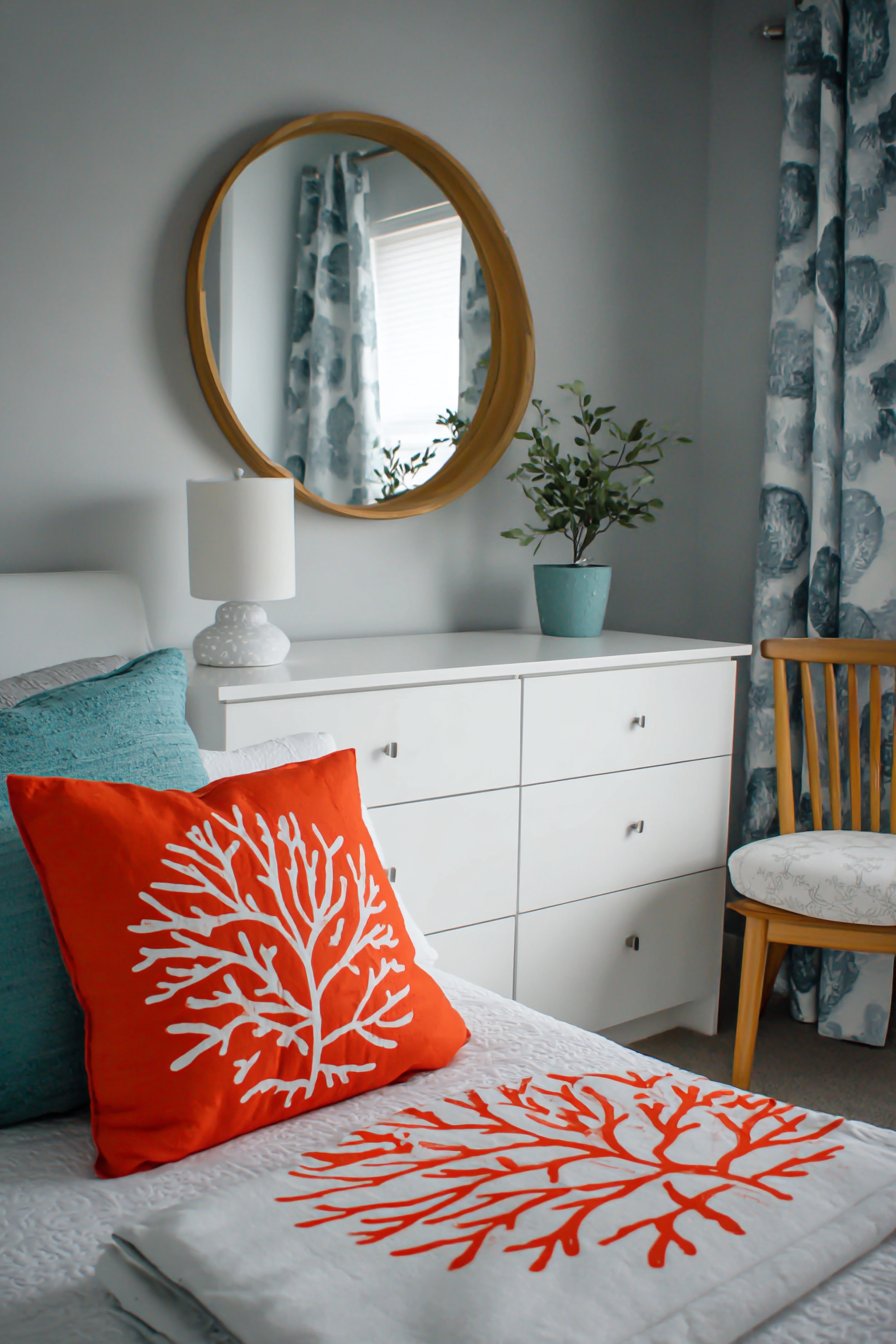  Fresh Neutral Base with Vibrant Accents