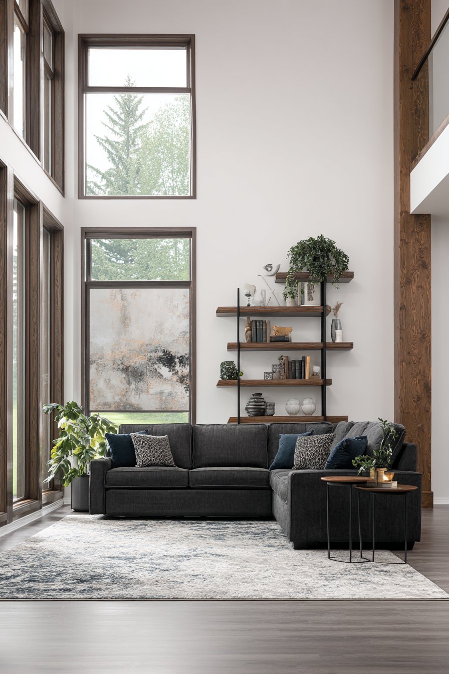 Contemporary Minimalism with Intentional Negative Space