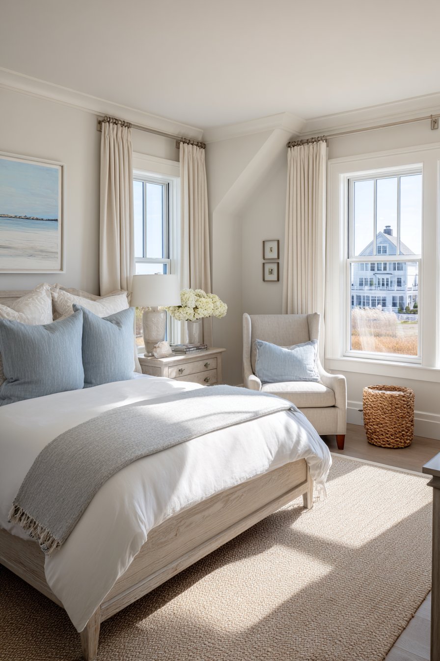 Coastal-Inspired Serene Master Retreat