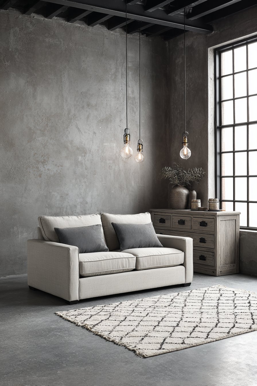 Industrial Urban Edge with Raw Materials