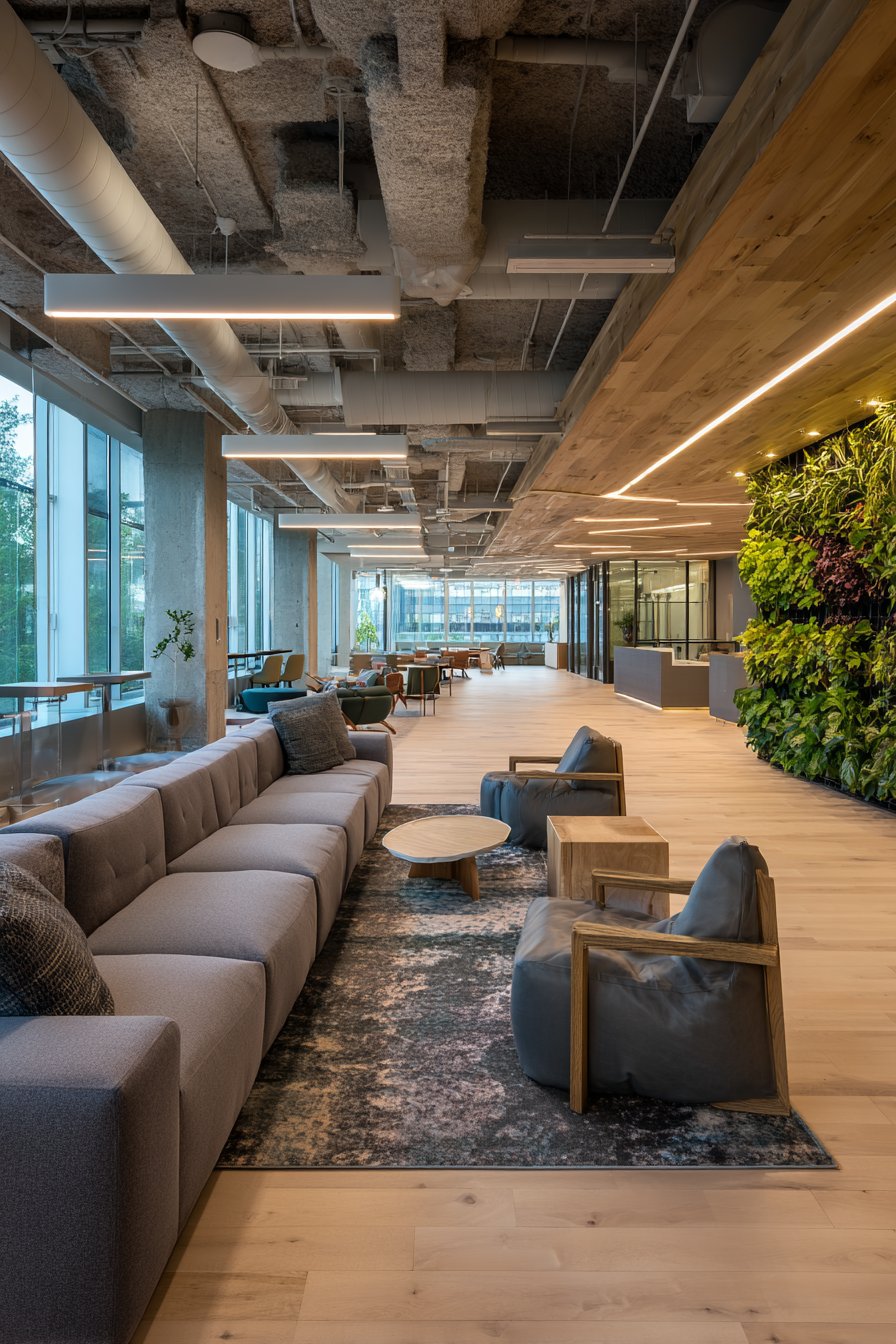 Living Plant Wall Installation: Biophilic Design Meets Natural Air Purification