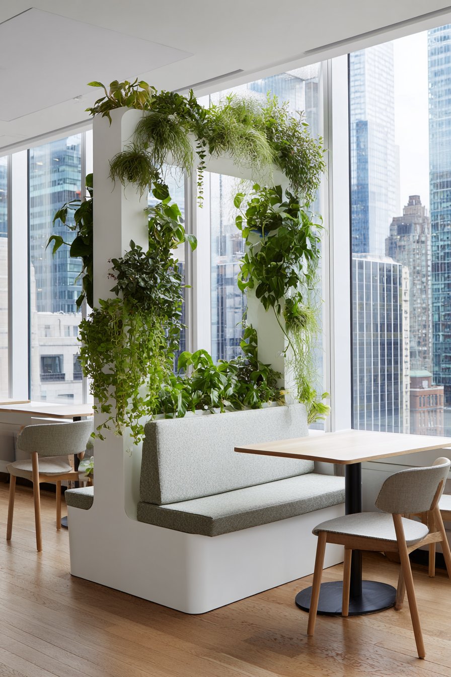 Living Plant Wall Installation: Biophilic Design Meets Natural Air Purification