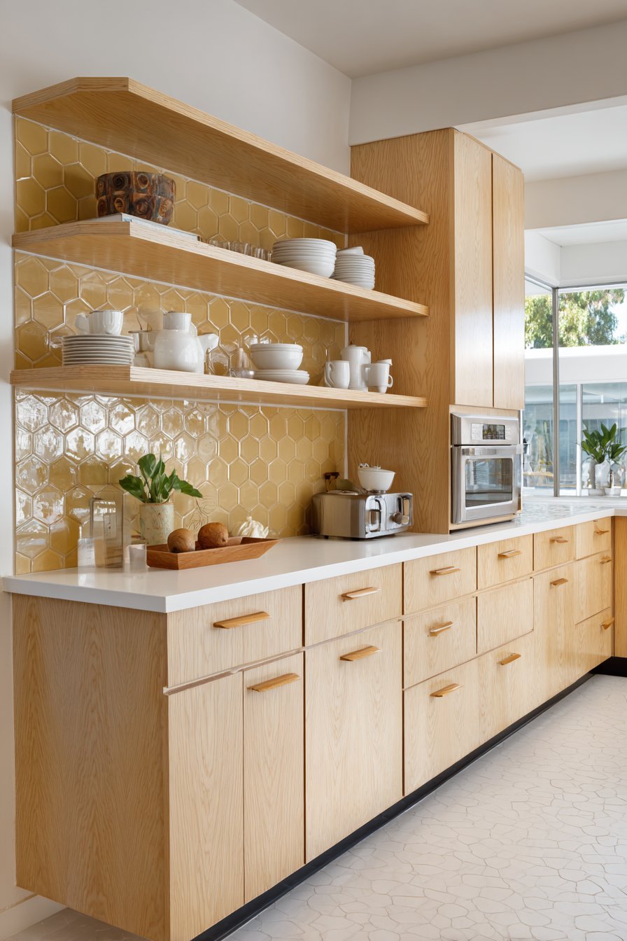 Light Ash Innovation with Geometric Flooring