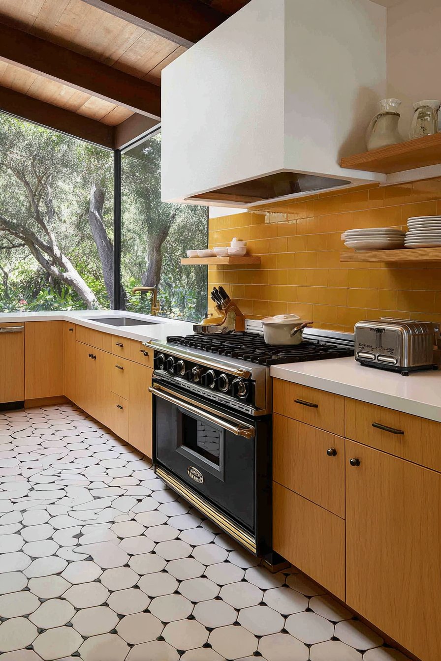 Light Ash Innovation with Geometric Flooring