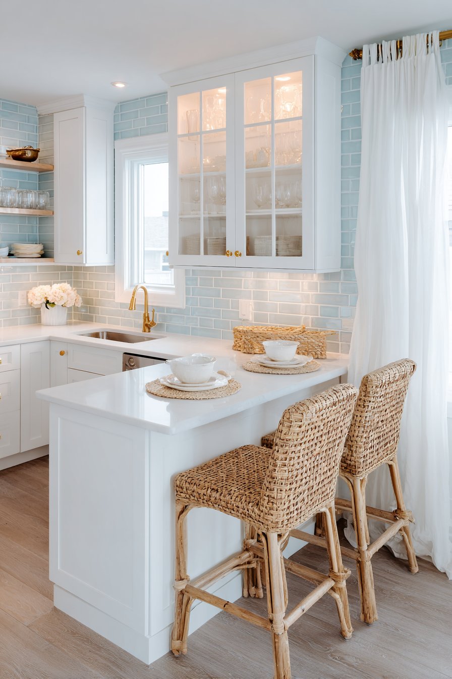 Coastal-Inspired Kitchen with Breezy Serenity