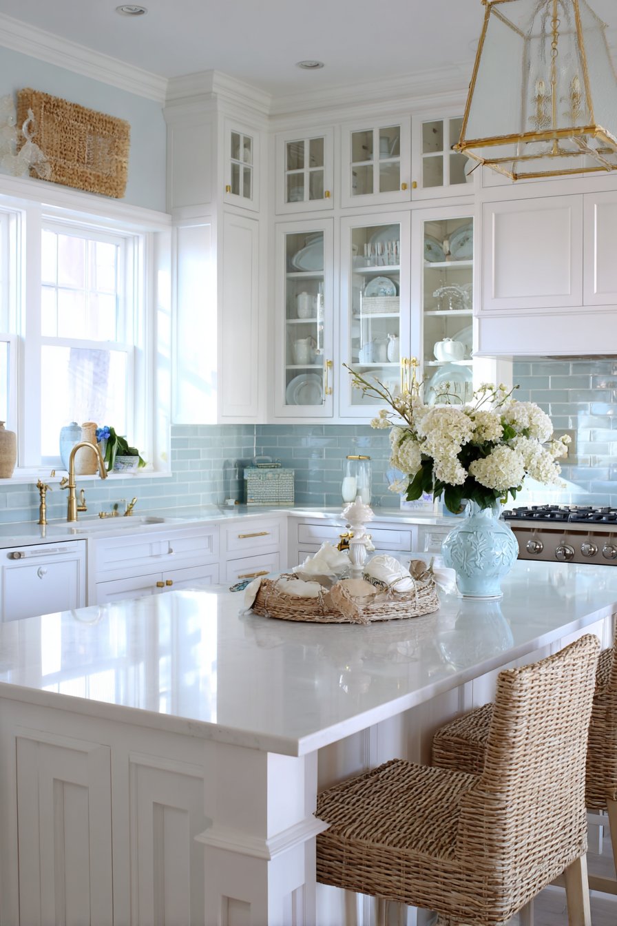 Coastal-Inspired Kitchen with Breezy Serenity
