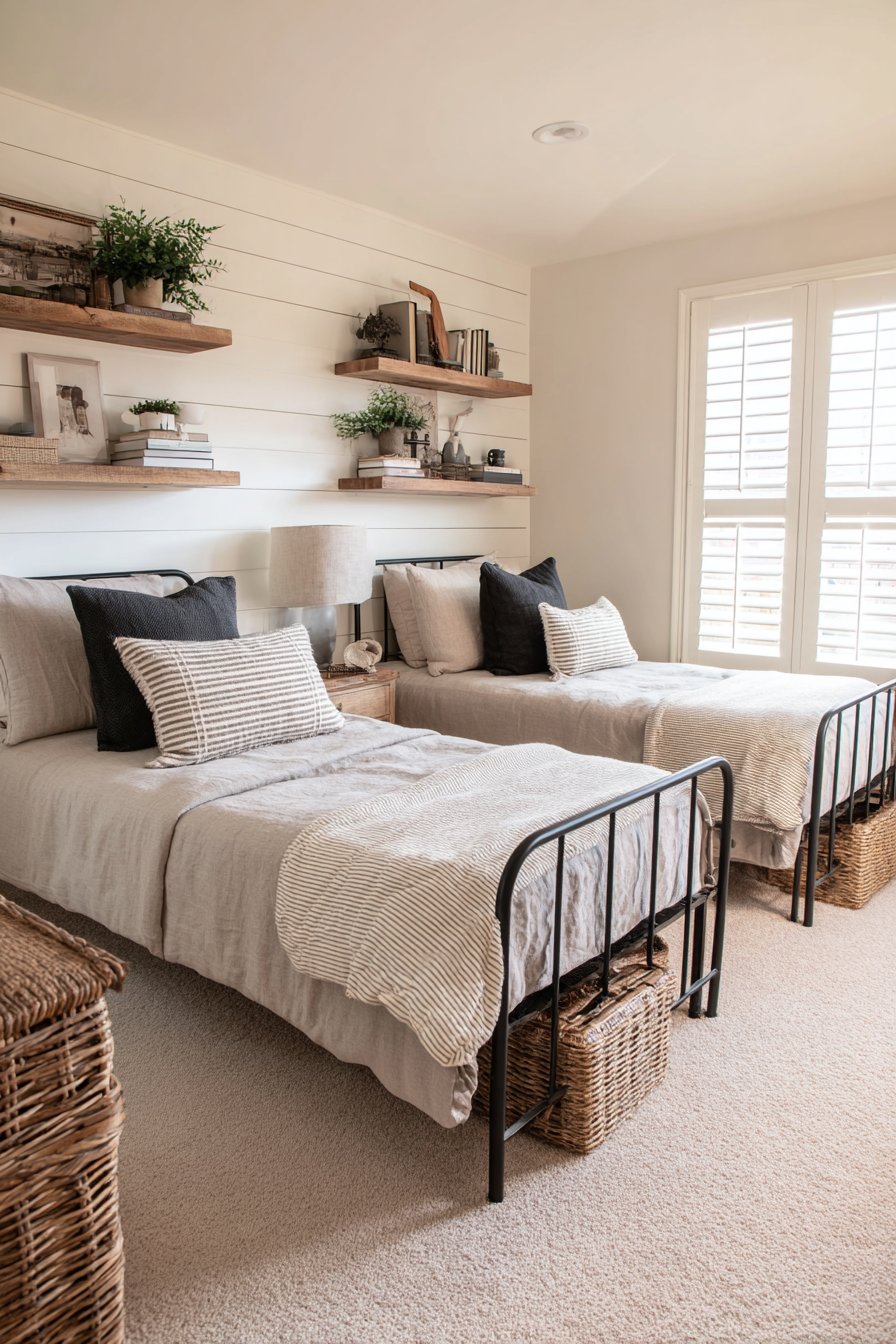Modern Farmhouse Charm with Shiplap Accents