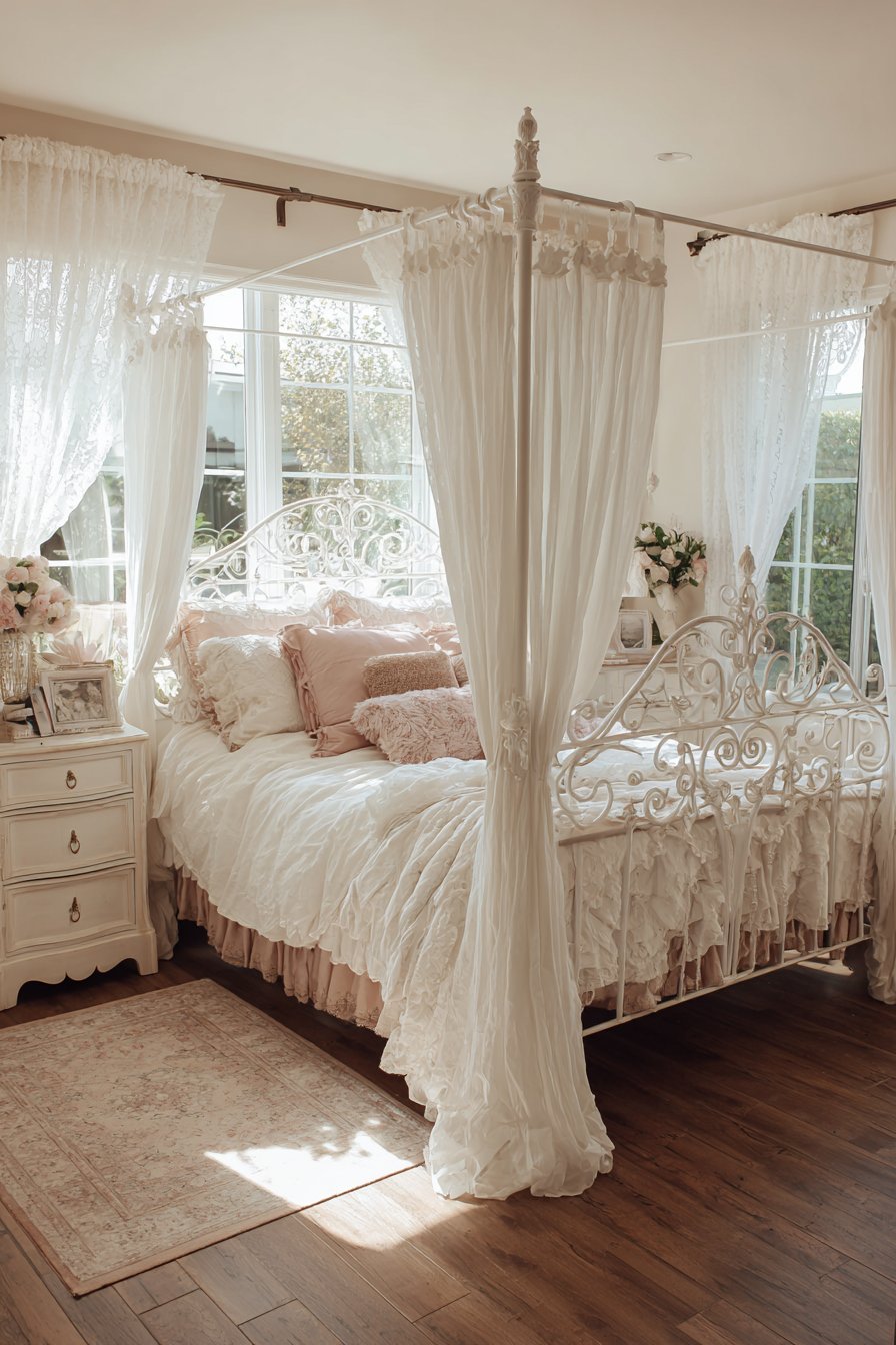 Romantic French Country with Ornate Iron Artistry