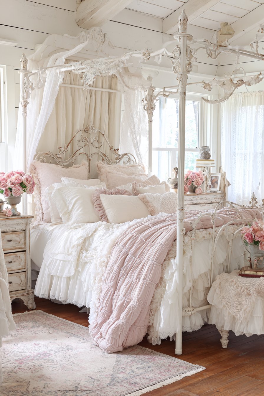 Romantic French Country with Ornate Iron Artistry