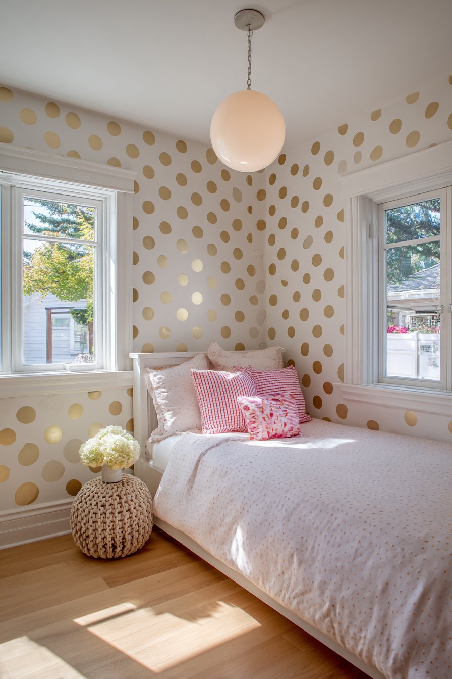 Playful Polka Dot Sophistication