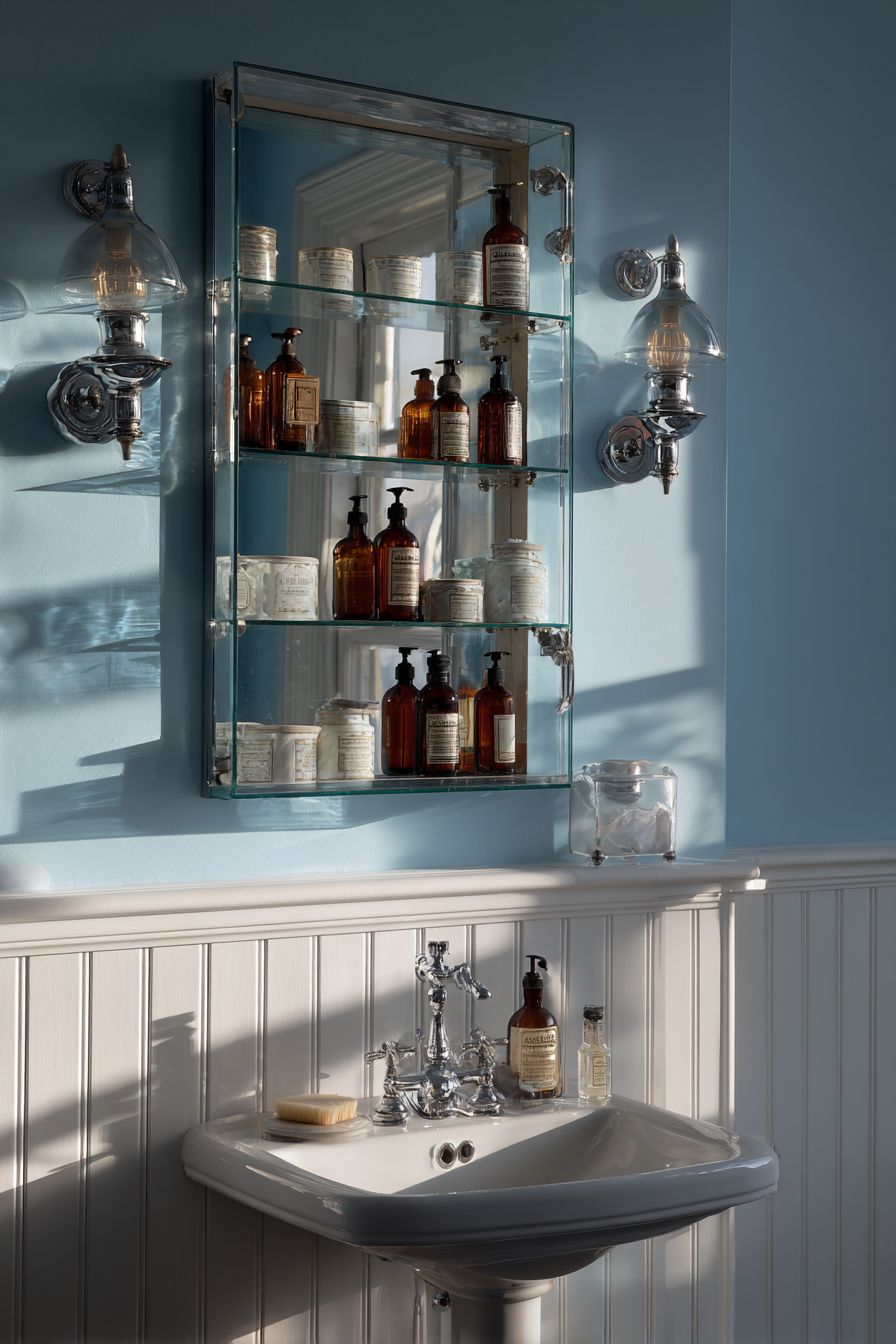 Vintage Apothecary Charm with Functional Storage