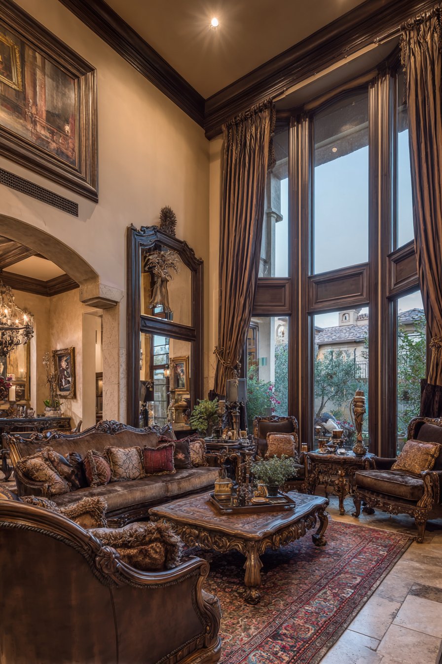 Traditional Elegance with Formal Furniture Arrangement