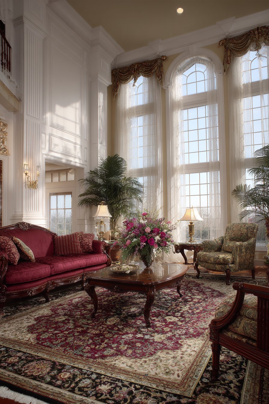 Traditional Elegance with Formal Furniture Arrangement