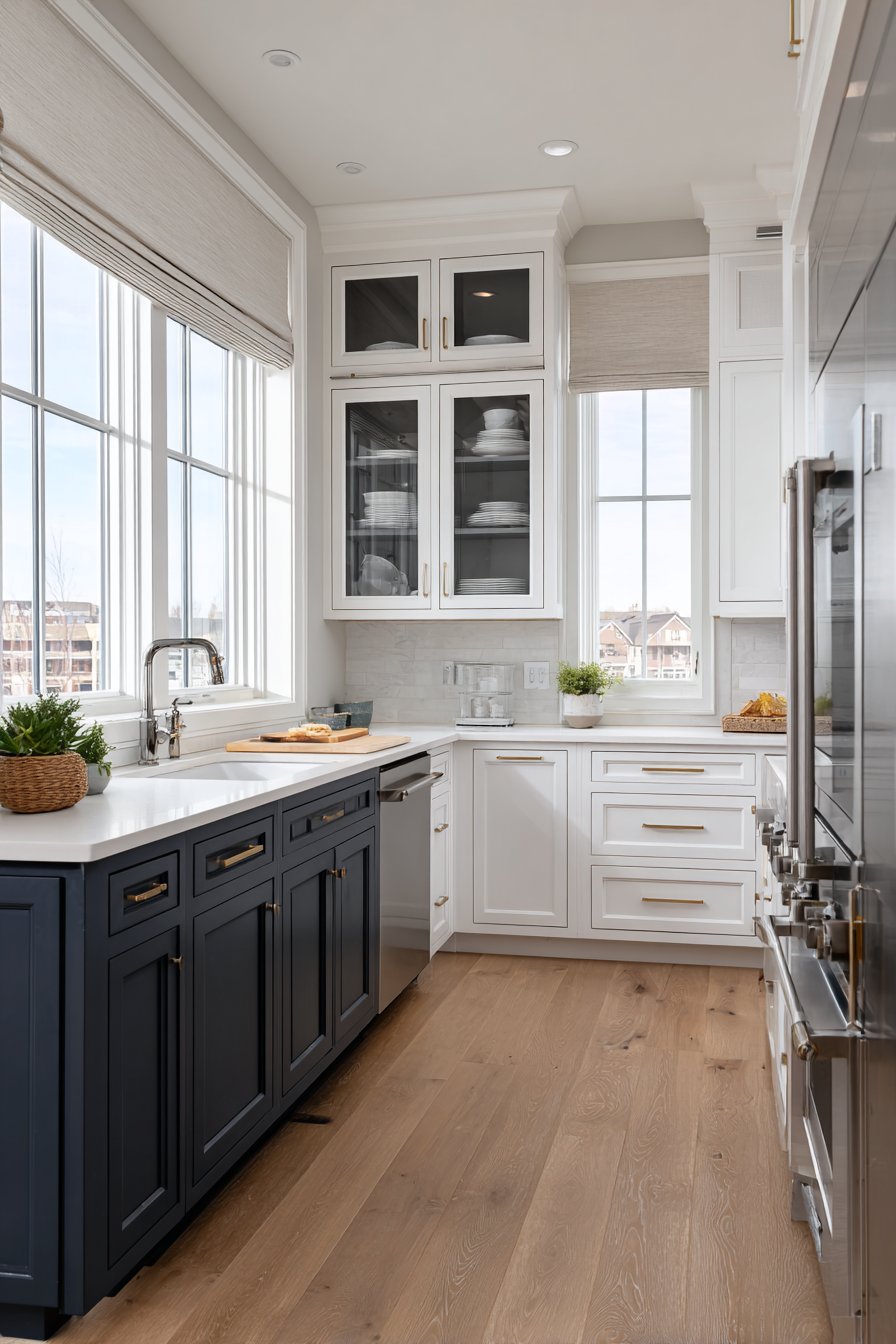 Elegant Two-Tone Color Coordination