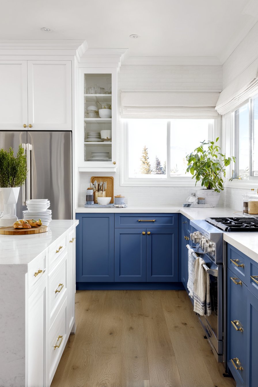 Elegant Two-Tone Color Coordination