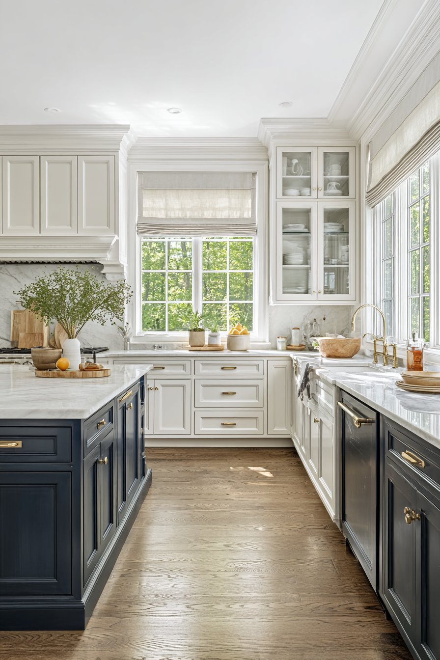 Elegant Two-Tone Color Coordination