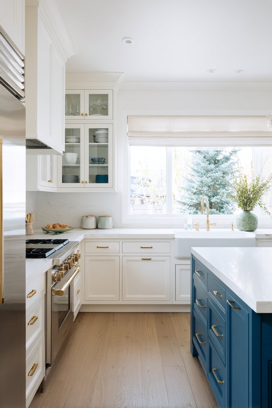 Elegant Two-Tone Color Coordination