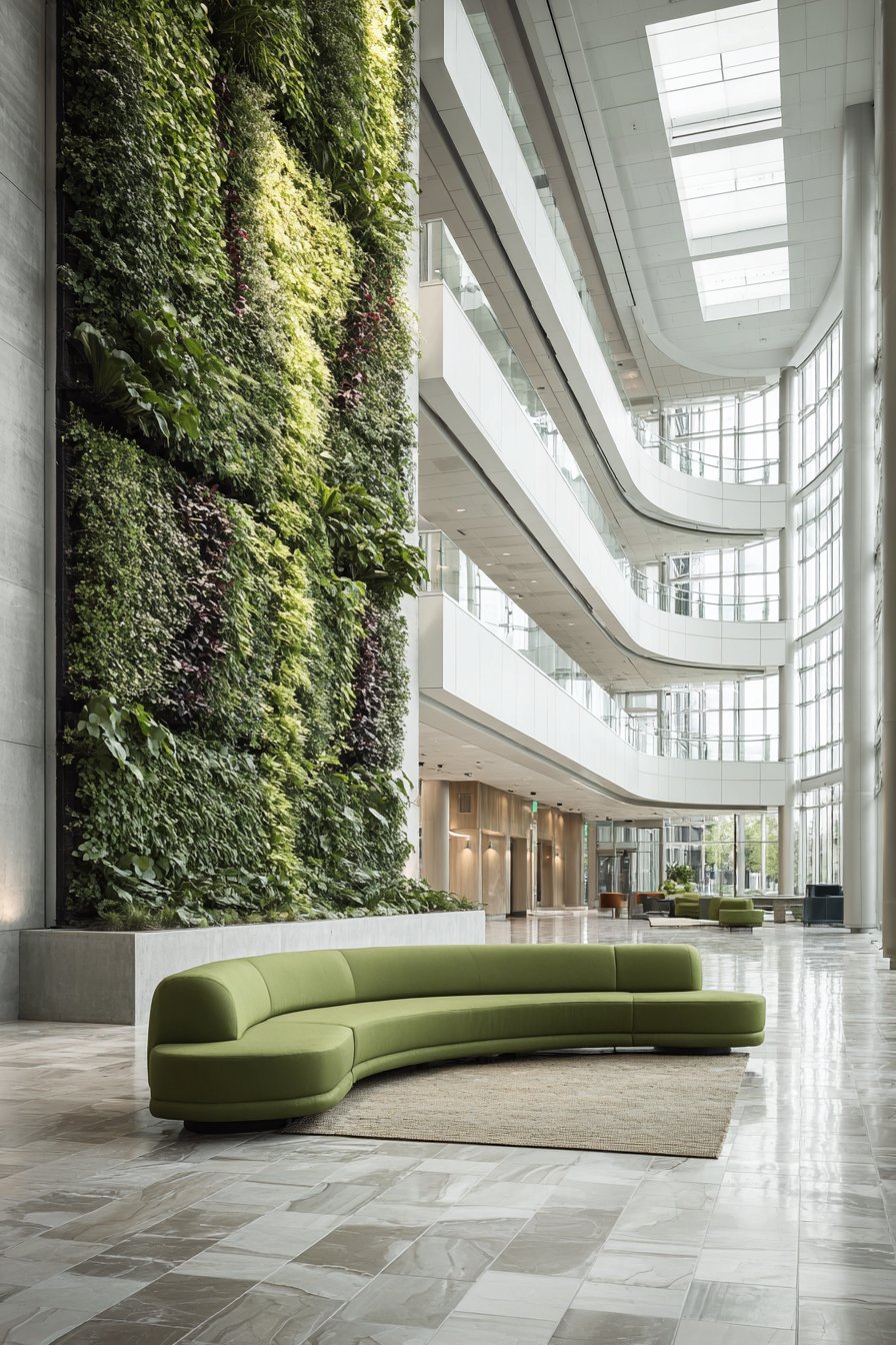 Biophilic Design with Living Plant Wall