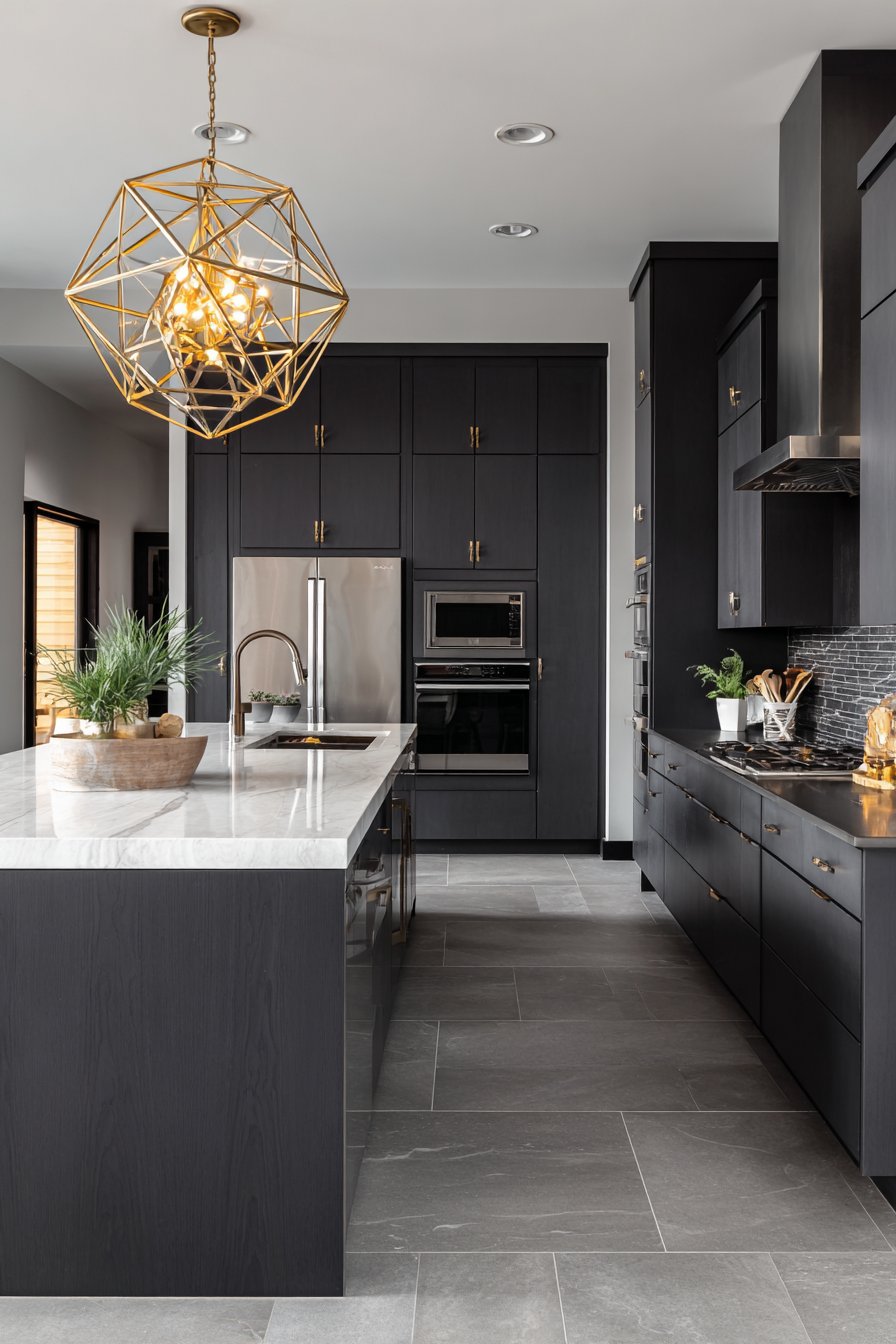 Contemporary Sophistication with Monochromatic Drama