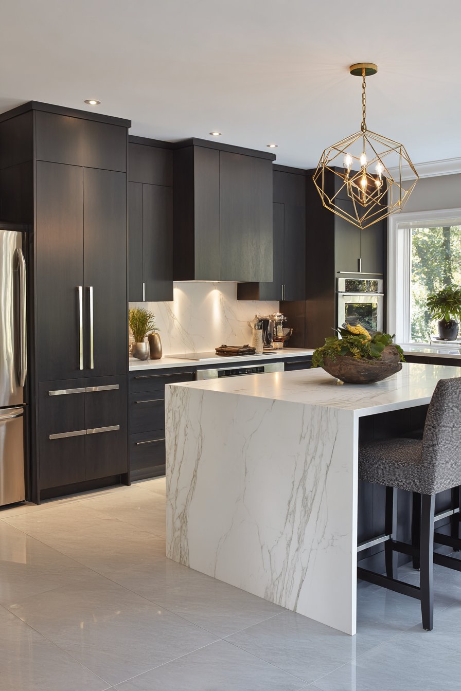 Contemporary Sophistication with Monochromatic Drama